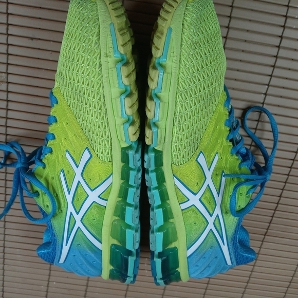 Asics - GEL-Quantum 180 2 Green Blue White Running - Picture 9 of 11